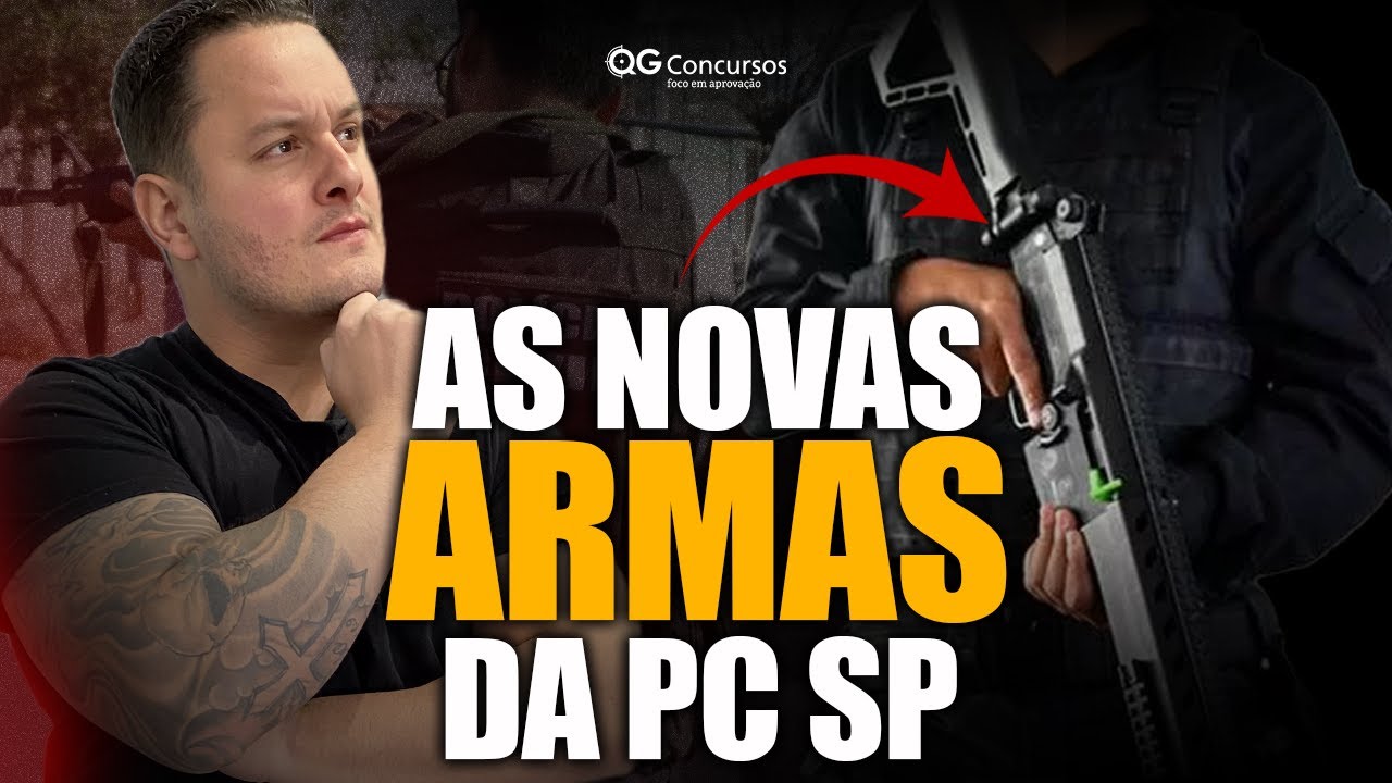 AS NOVAS ARMAS DA POL&Iacute;CIA CIVIL EM 2021 (CONCURSO PC SP)