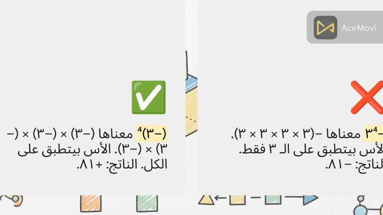الدرس الاول رياضيات القوي والأسس الترم التاني الجزء الاول | اولي اعدادي 2026