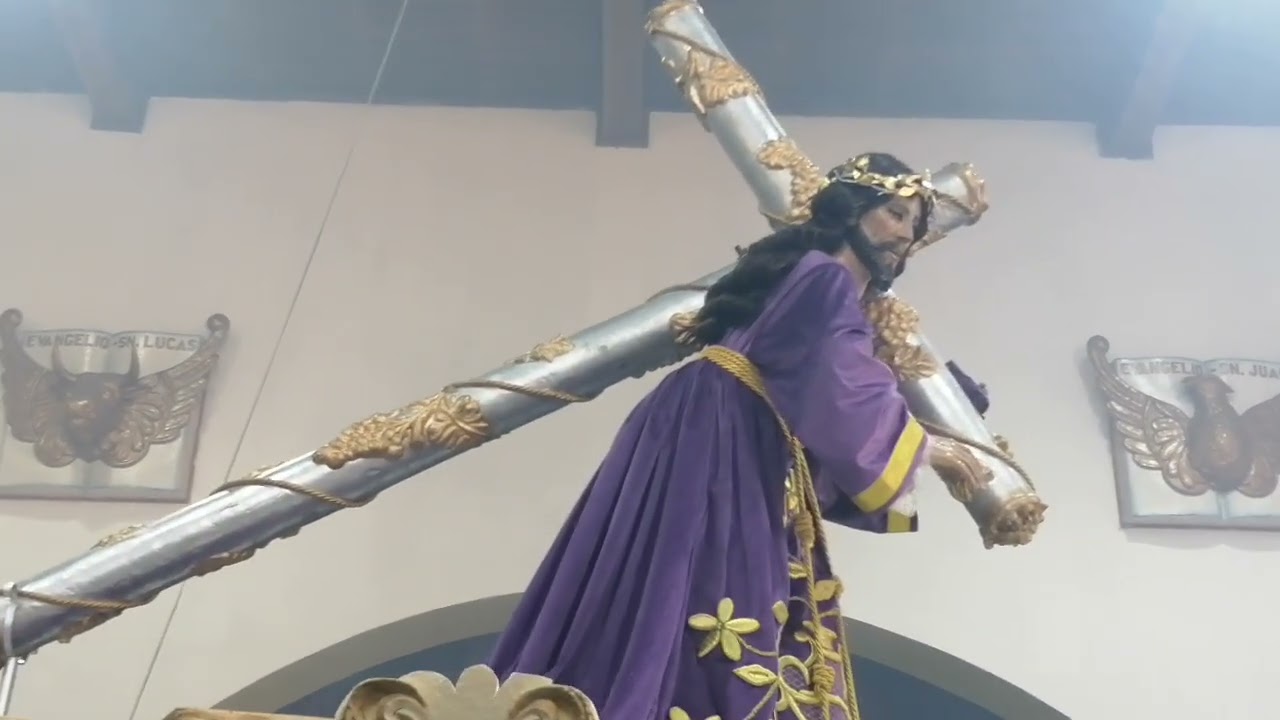 Salida de la Venerada Imagen de Jesús Nazareno San Bartolomé Quetzaltenango 01/03/26. 
