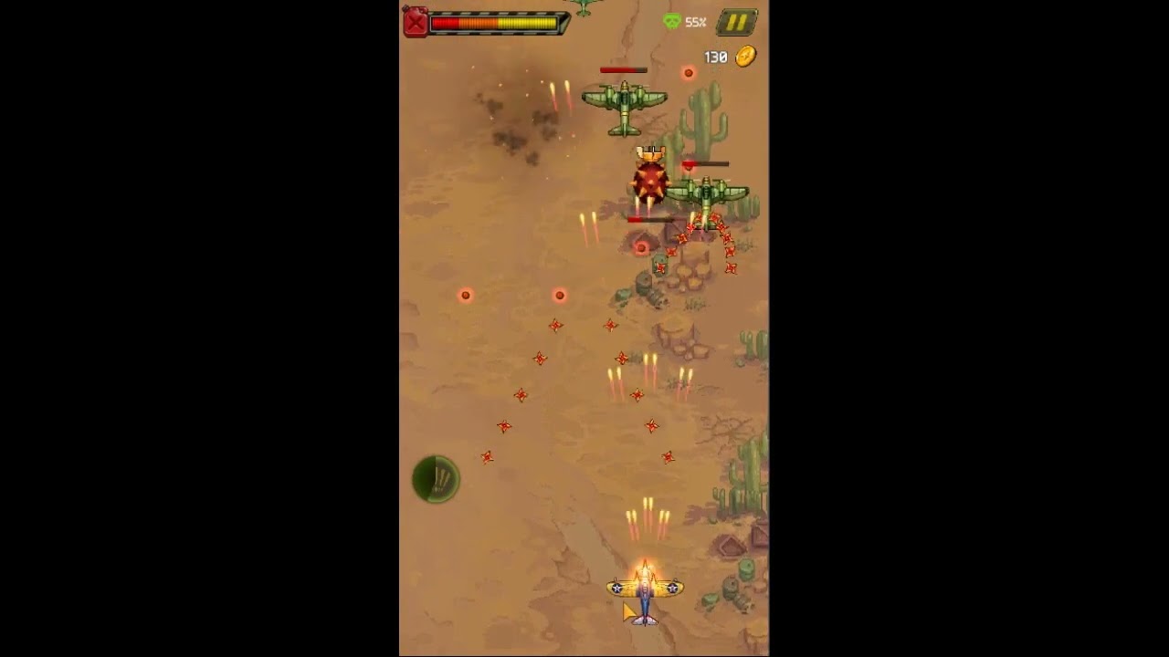 1945 Air Force - Mercury Plains Mode Easy Level 21