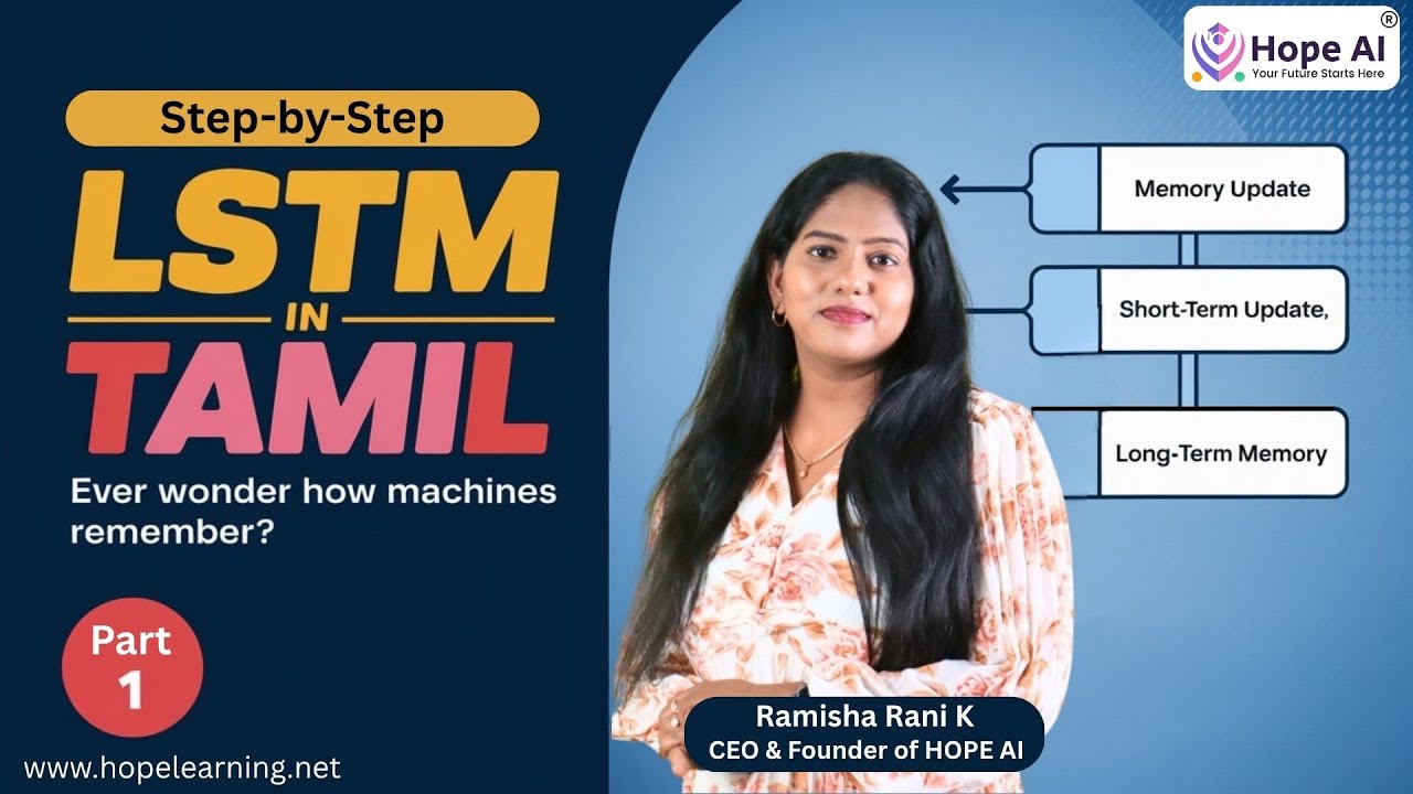 Объяснение LSTM на тамильском языке. Часть 1 | Учебное пособие по LSTM #lstm #ai #deeplearning #n...