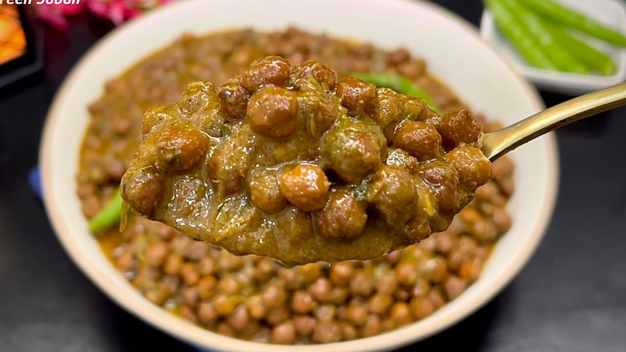 Ramzan Special Hara Chana Masala | Iftar Special Hara Chana Masala Chaat | Green Chickpeas Curry | 