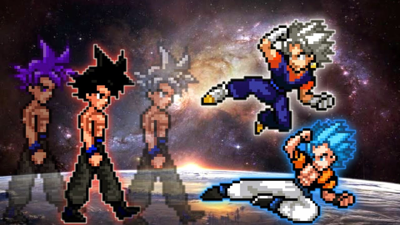 Goku 1000 Year Old OP(New) VS Vegito OP(All Form) & Gogeta OP(All Form) in Jump Force Mugen