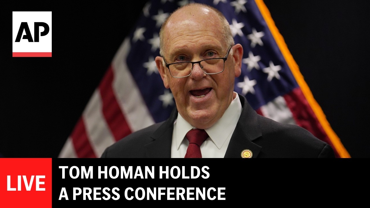 LIVE: Trump’s border czar Tom Homan holds press conference in Minneapolis