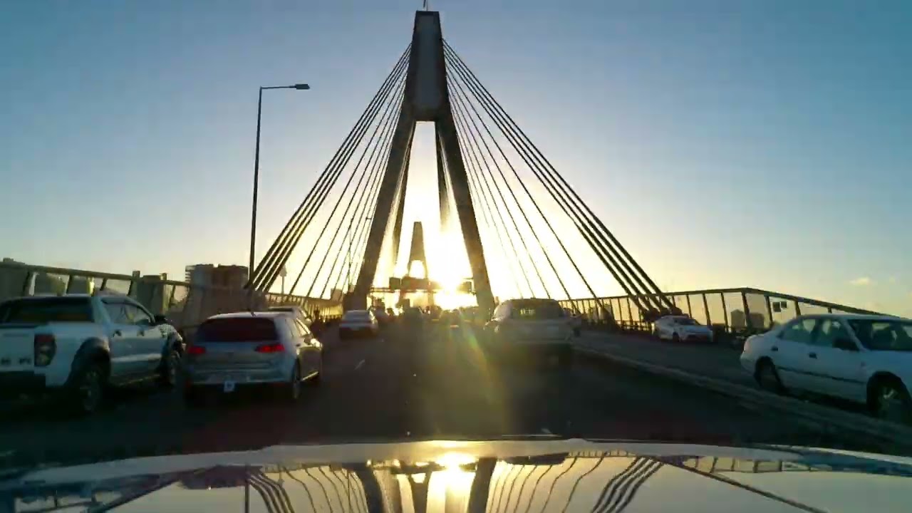 44-Minute Sydney Commute in 3 Minutes Sydney Morning Timelapse x10 Ryde → Double Bay Traffic Is Back