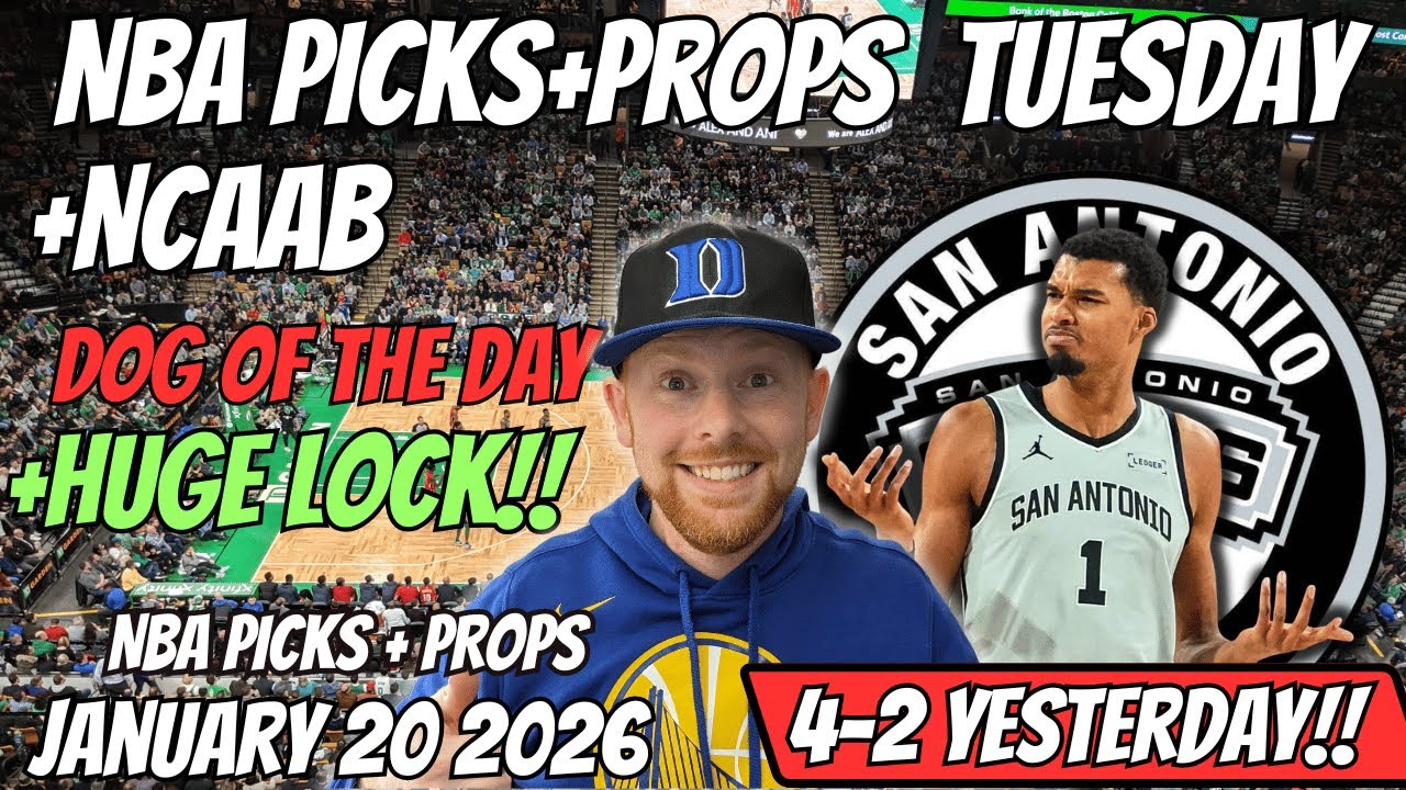 NBA Picks Today Tuesday 1/20/2026 | Free NBA Best Bets and NBA Player Props Today