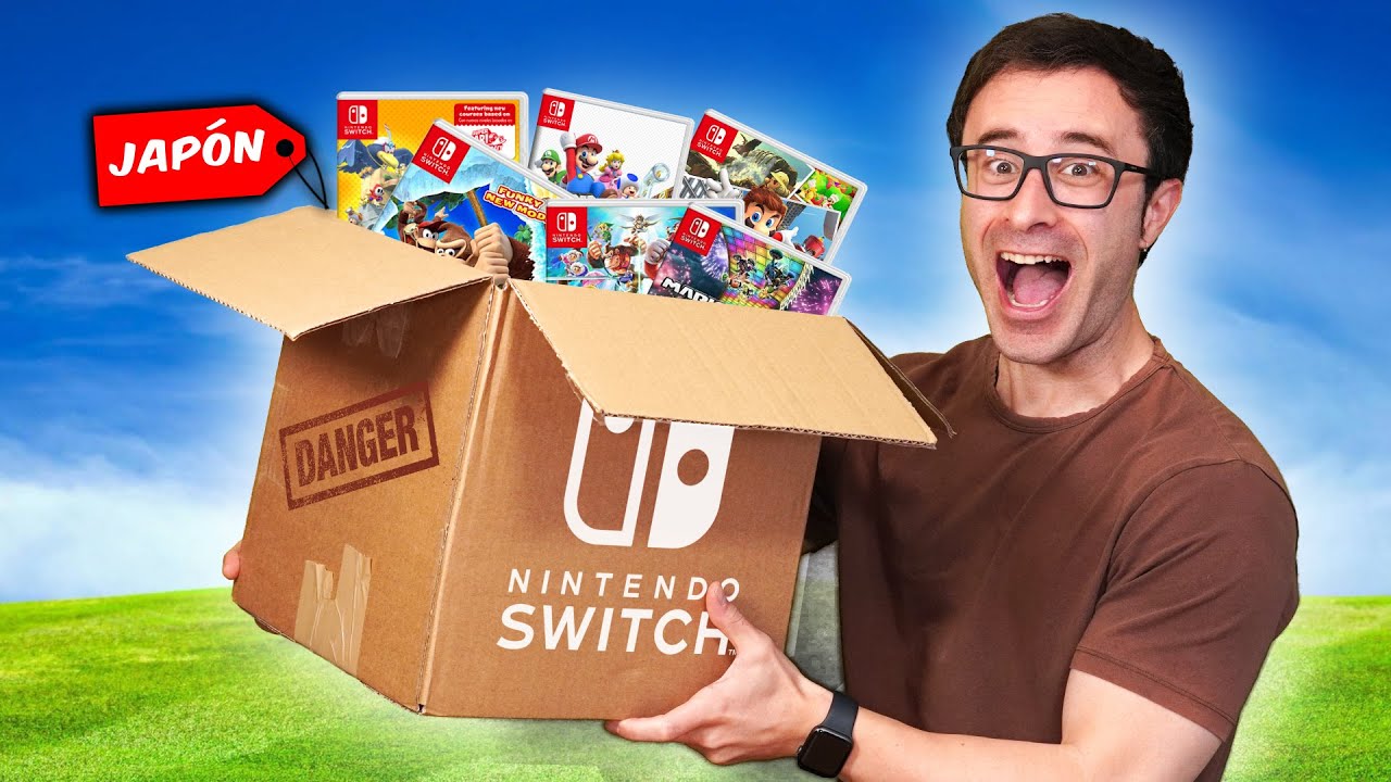 😱 Recibo una CAJA MISTERIOSA desde JAPÓN con ¡JUEGOS de NINTENDO SWITCH SORPRESA!