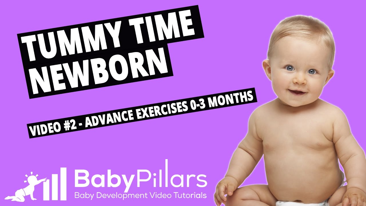 Tummy Time Newborn – This Video Is Part of BabyPillars Online Home Course