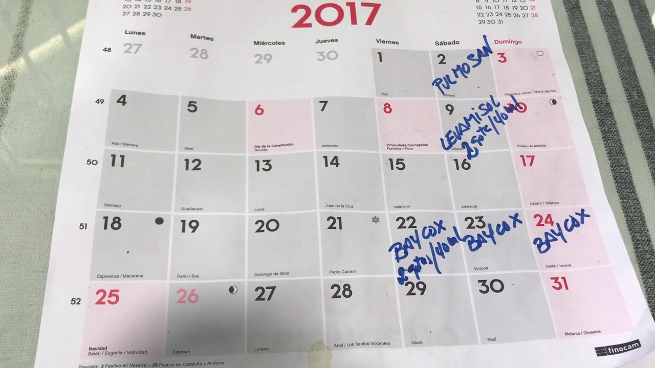 Preparación y vacunación Canarios 2018 Pulmosan, Levamisol y Baycox