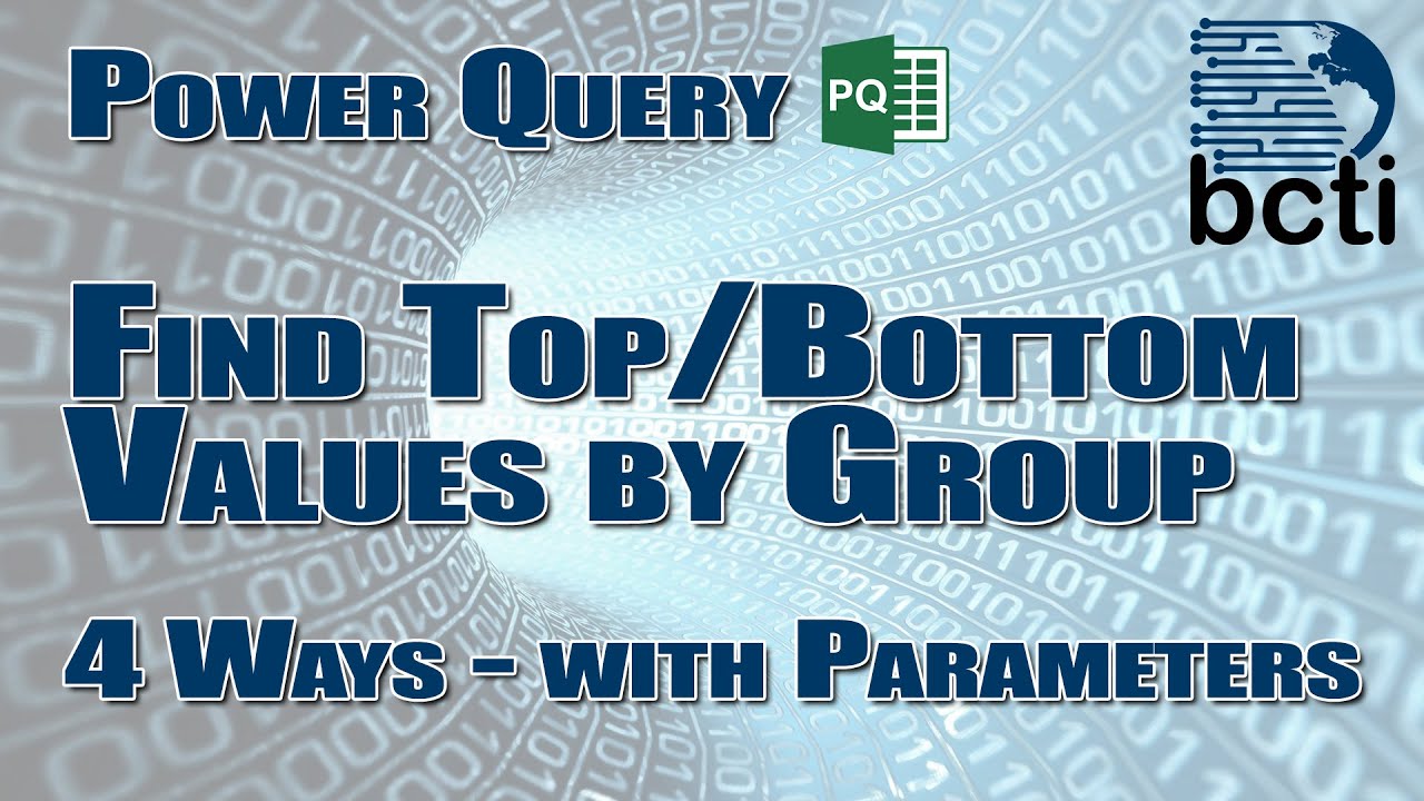 Power Query — поиск наибольшего/наименьшего значения по группе (с параметрами)