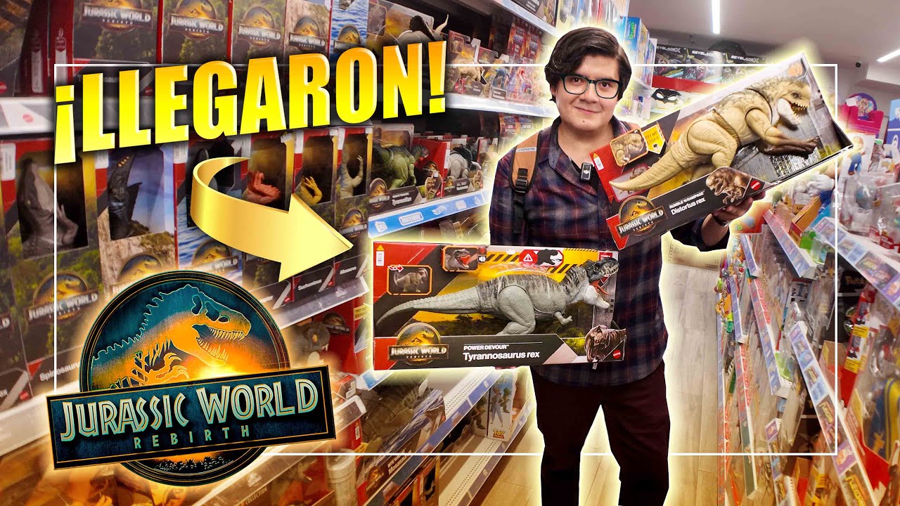 Llegaron los JUGUETES de JURASSIC WORLD REBIRTH 😱🔥 | El Tio pixel