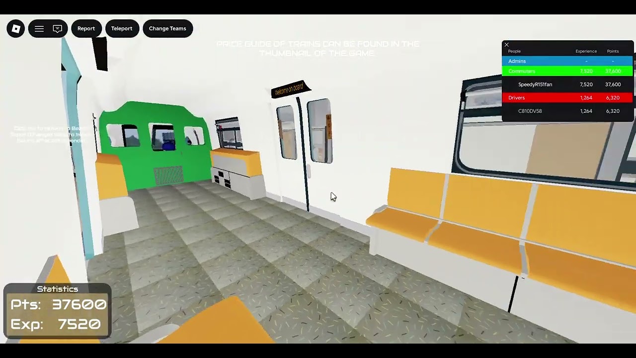 Roblox SPCC Sentosa Express HitachI Small Type Blue From SE4 Beach Station to SE3 Imbiah Station