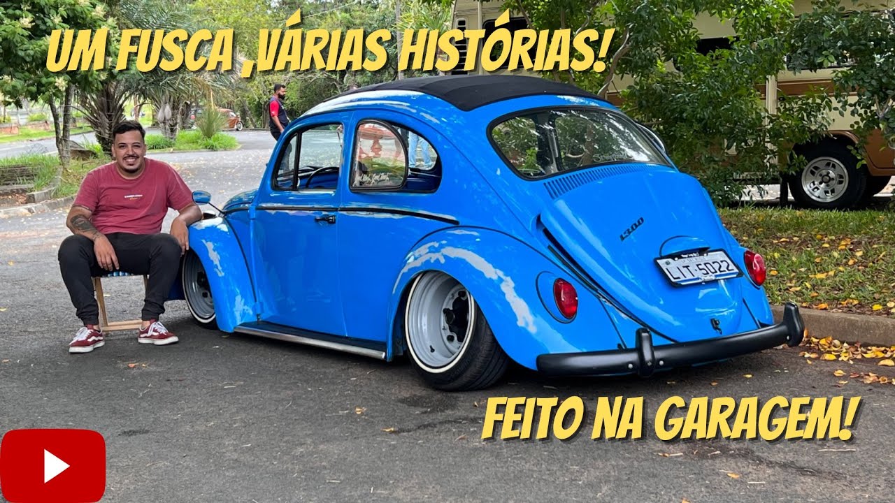 Fusca 68 na fixa projeto insano!! Feito 100% na garagem!  #fusca #rebaixados #volkswagen #aircooled
