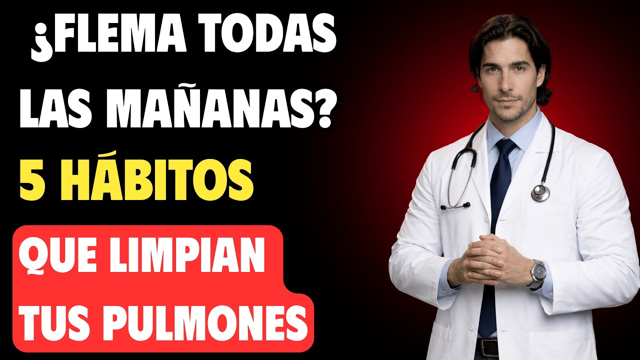 5 hábitos matutinos para limpiar los pulmones y reducir la flema después de los 60.