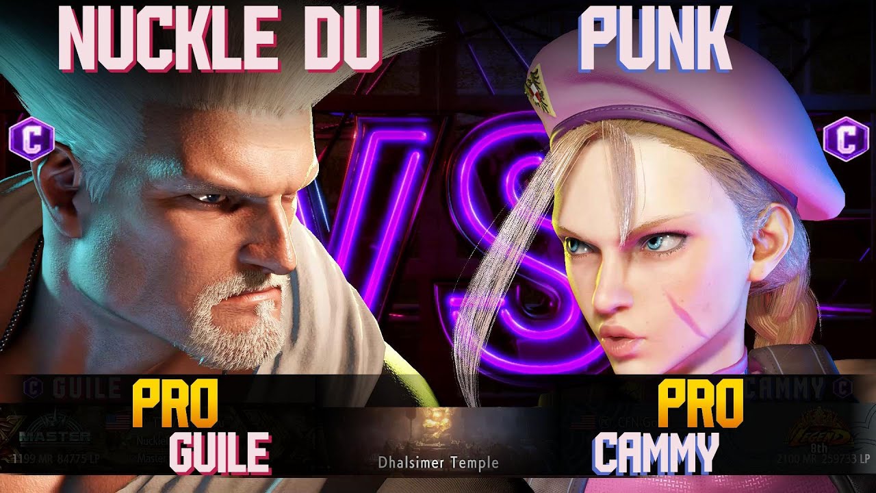 SF6 ➤ Nuckle Du (Guile) vs Punk (Cammy) ✎ High-level Match FT2