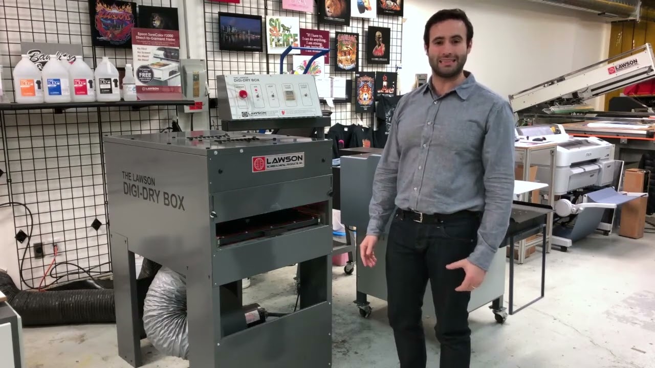 Lawson's Digi DTG Direct to Garment Curing Dryer for Shirts
