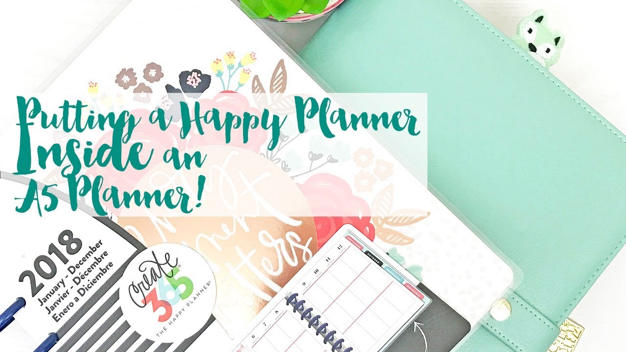 Putting a Happy Planner Inside A5 Carpe Diem!