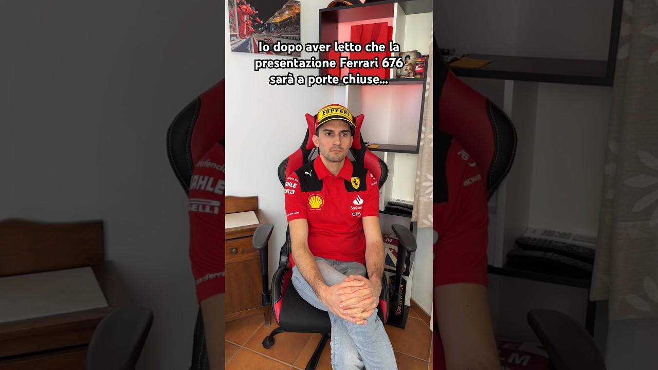 FERRARI 676: presentazione a PORTE CHIUSE 😔🏎️. 