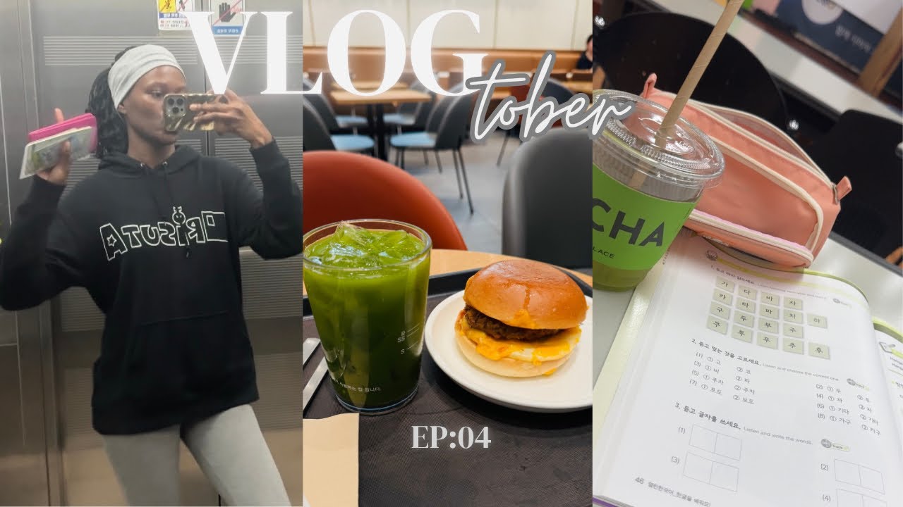 Vlogtober EP:04 || Уроки корейского || Одиночное свидание || Готовим со мной и многое другое✨