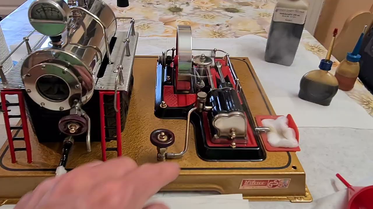 Dampfmaschine Wilesco Modell D20 noch die alte Ausführung Top restauriert mal anders