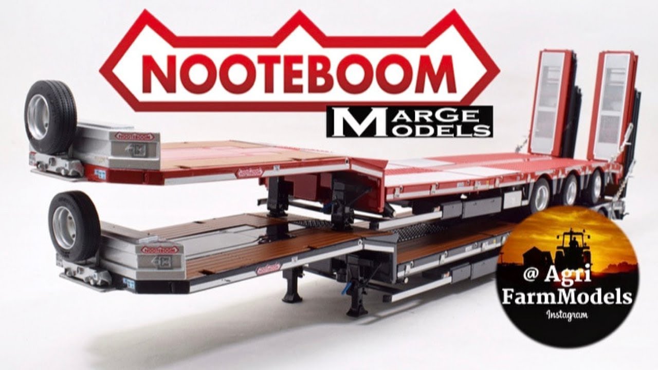 NOOTEBOOM MCOS semi Lowloader Multi-trailer by MarGeModels | Farm model review #4