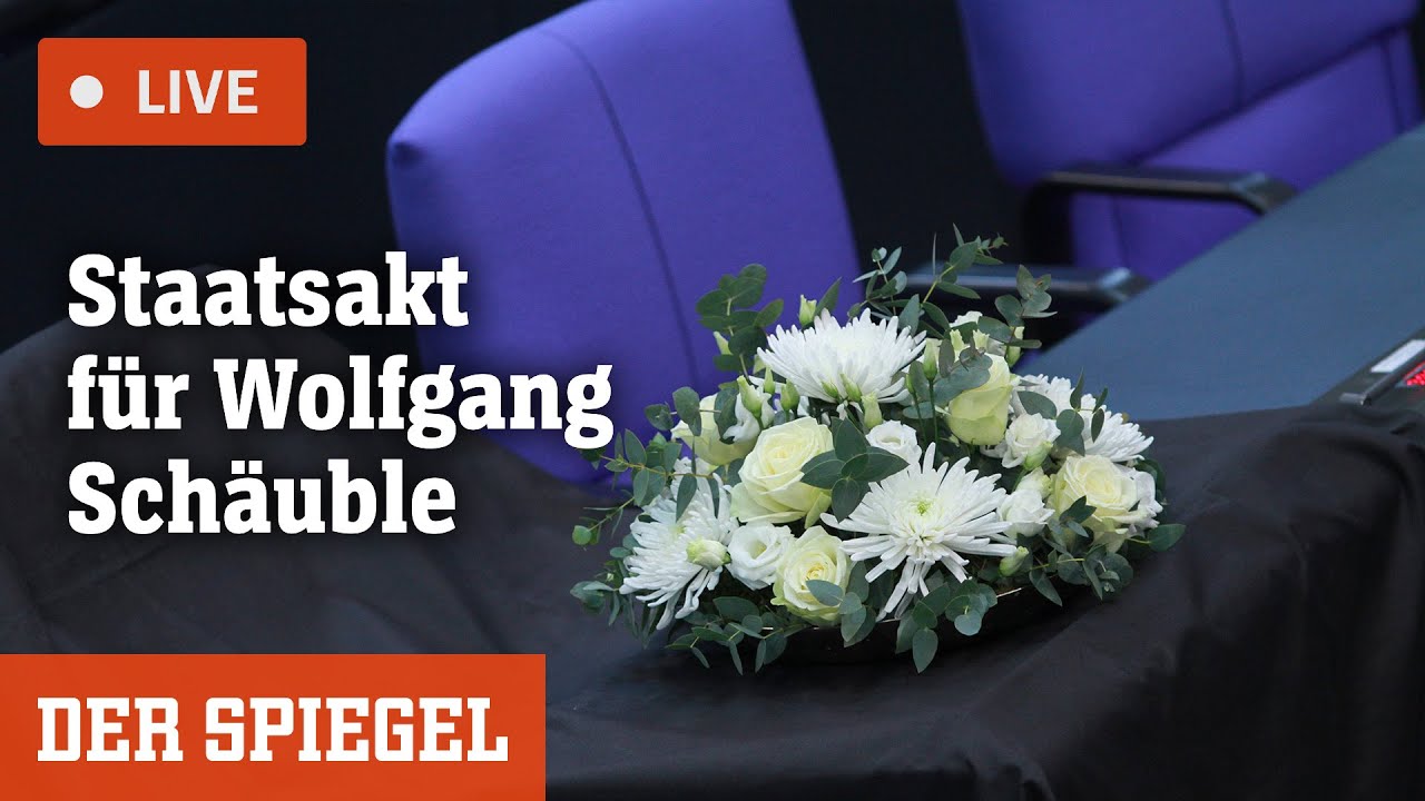 Livestream: Staatsakt für Wolfgang Schäuble | DER SPIEGEL