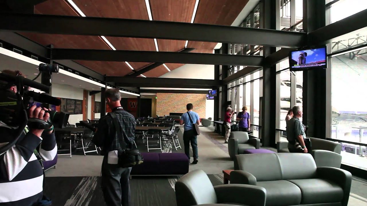 Behind the scenes tour of renovated Husky Stadium
