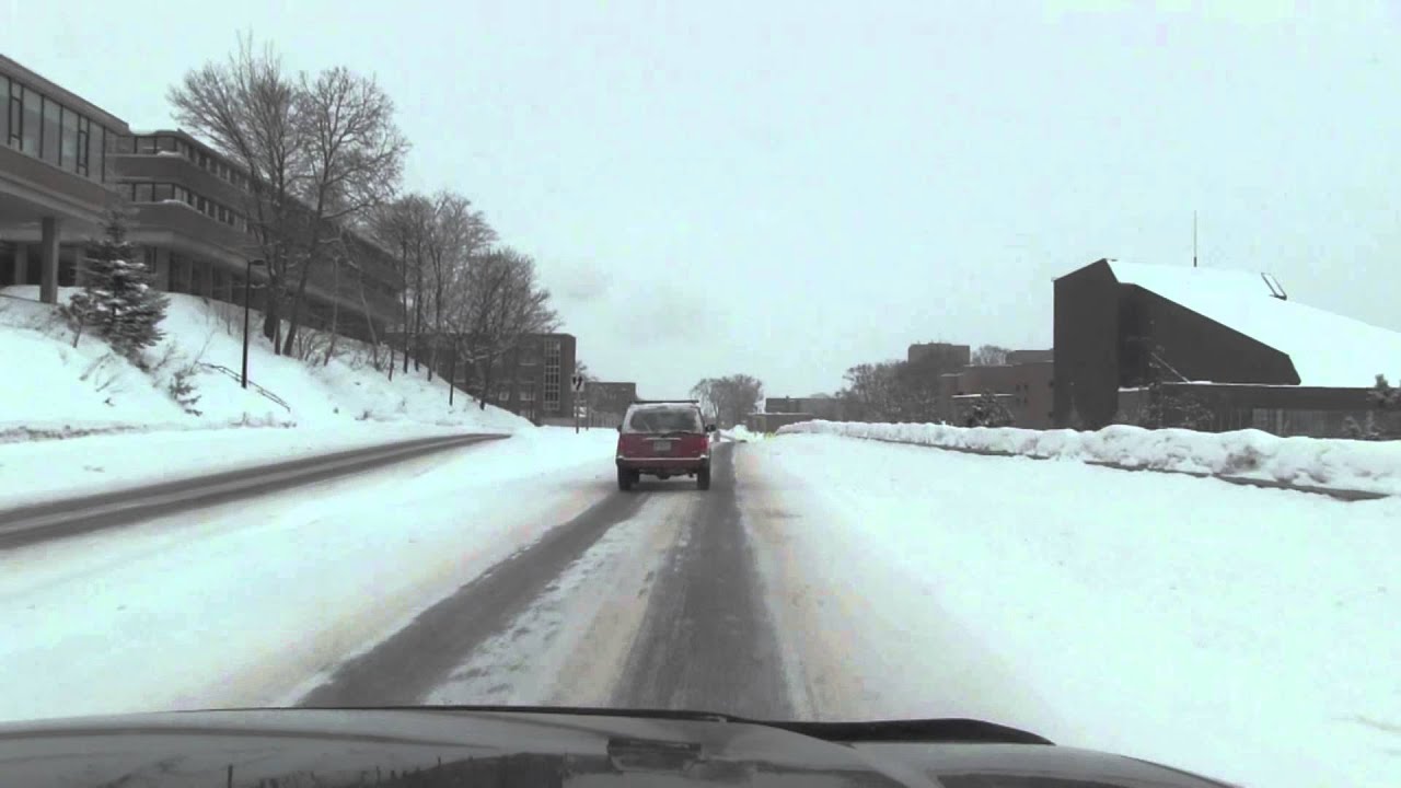 A winter drive from AuTrain to Houghton, MI