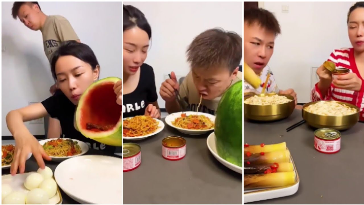Funny Husband and Wife Eating Food Show Ep - 07