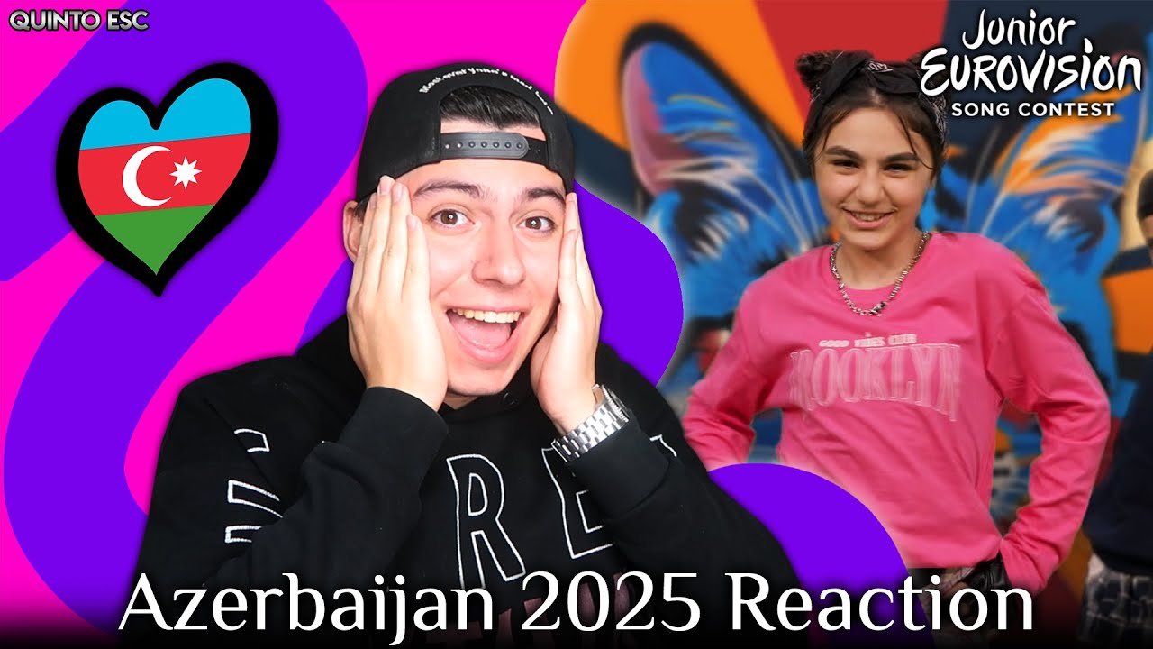 Yağmur - Miau Miau Reaction - Junior Eurovision 2025(Azerbaijan) - Quinto ESC
