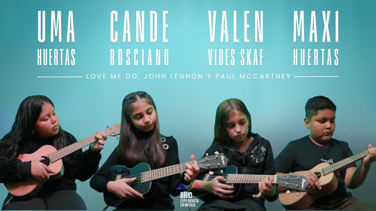 Love me do (The Beatles) - Máximo Huertas, Uma Huertas, Candela Rosciano y Valentina Vides Skaf