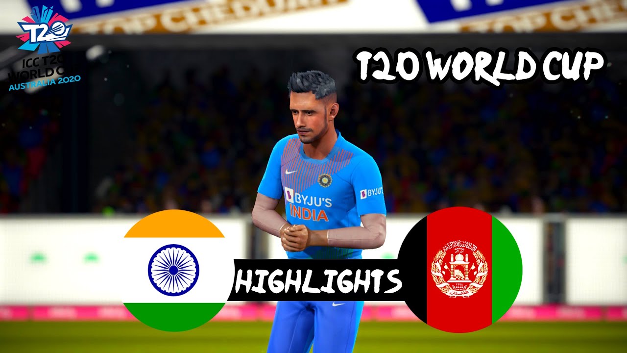 India vs Afghanistan T20 World Cup 2020 - Cricket 19 Gameplay 1080P 60FPS
