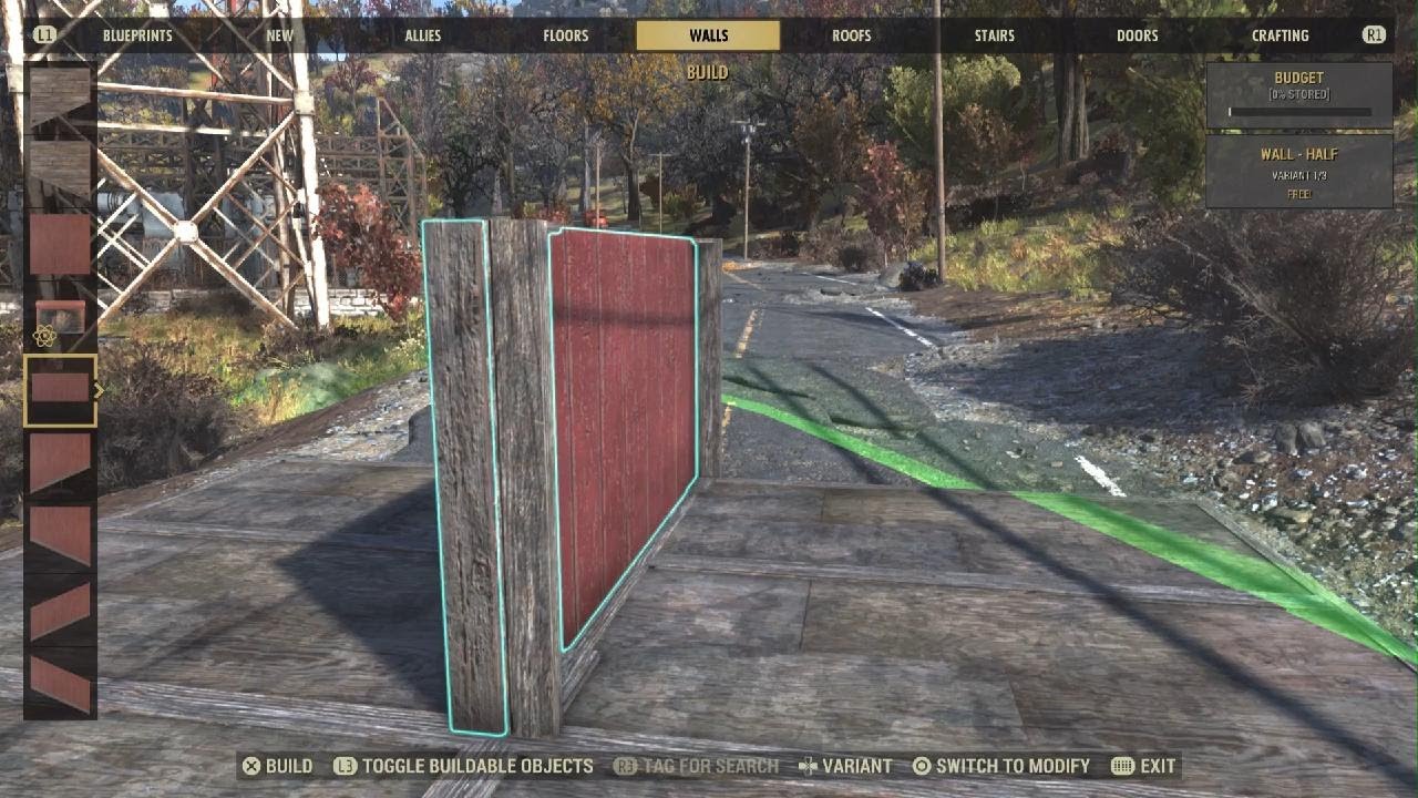 Double Half Walls,Merge Defense Walls with Walls and Foundations