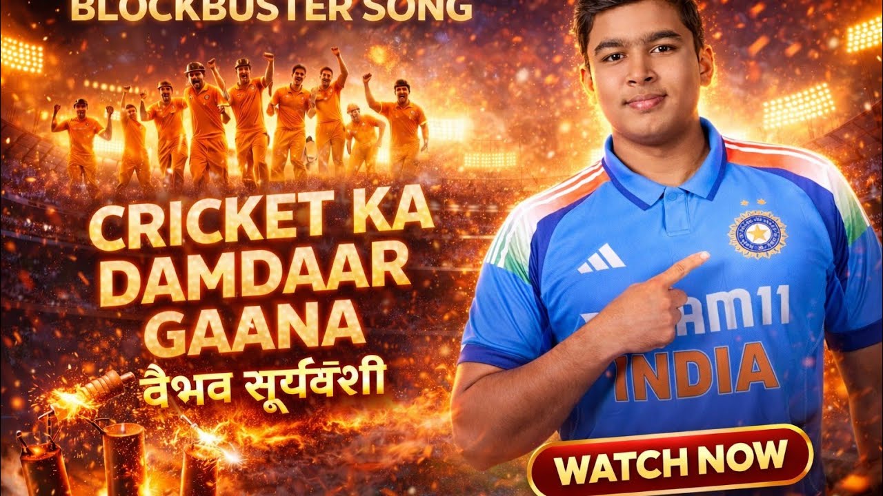“क्रिकेट का बादशाह” 🤴वैभव सूर्यवंशी🏏 का न्यू सॉन्ग BLOCKBUSTER SONG 🎵 #vaibhavsuryavanshi #NEWSONG