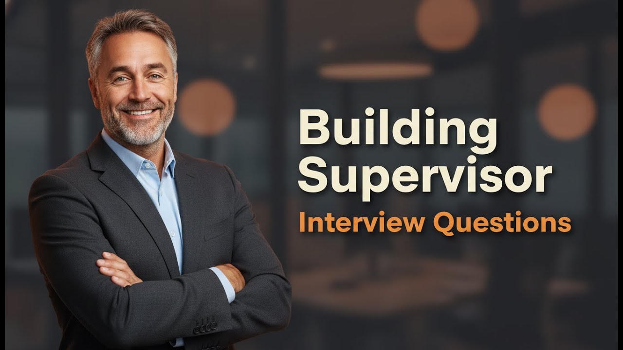 5 Building Supervisor Interview Questions (And How to Nail Them)