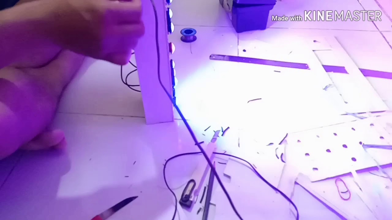 Cara membuat lampu aquarium air laut DIY low budget