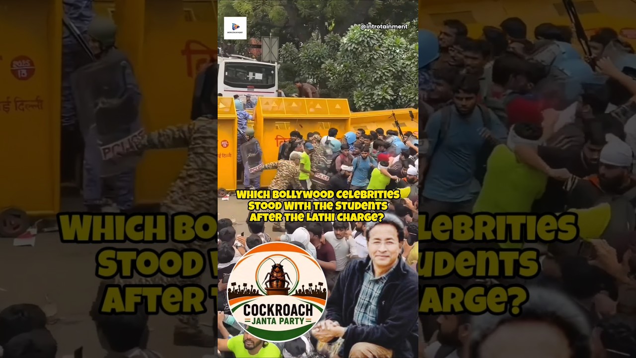 Which Bollywood Celebrities Supported the Students After the Lathi Charge?