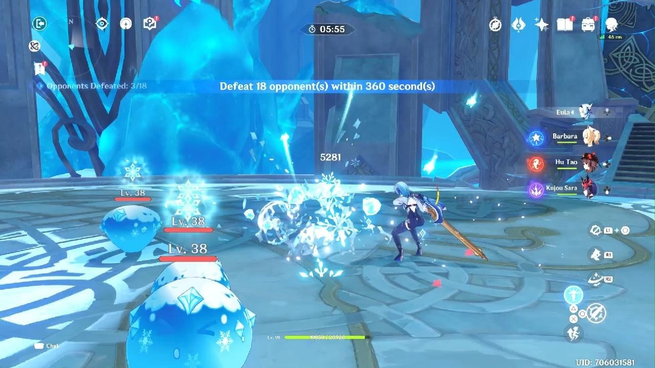 Genshin Impact - Domain Of Mastery: Frozen Abyss I (87)