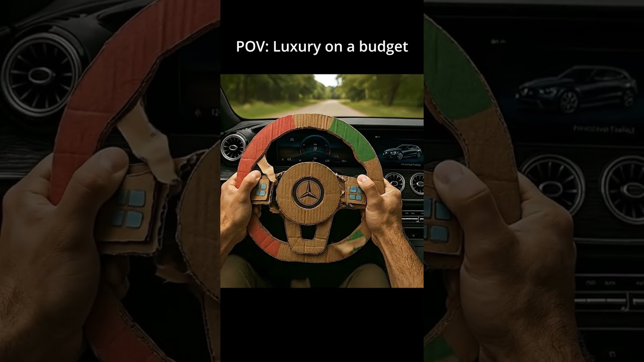 POV: Steering a Cardboard Wheel