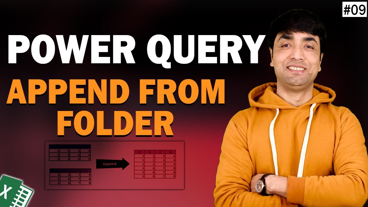 Append Data from Folder | Combine Multiple Excel Files into One using Power Query