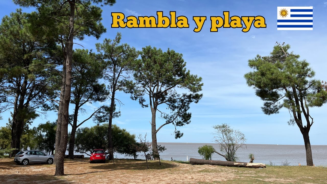 [4K] 🇺🇾 Colonia del Sacramento, Uruguay | Playas de río y rambla🌊🛣🌴| Walking Tour