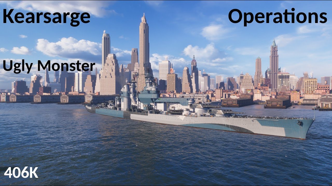 World Of Warships - Kearsarge - Operation Ultimate Frontier - 406K