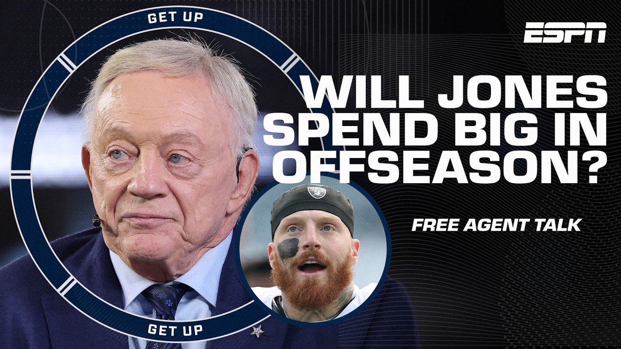 Will Jerry Jones BUST THE BUDGET in the offseason for Maxx Crosby or Trey Hendrickson? | Get Up