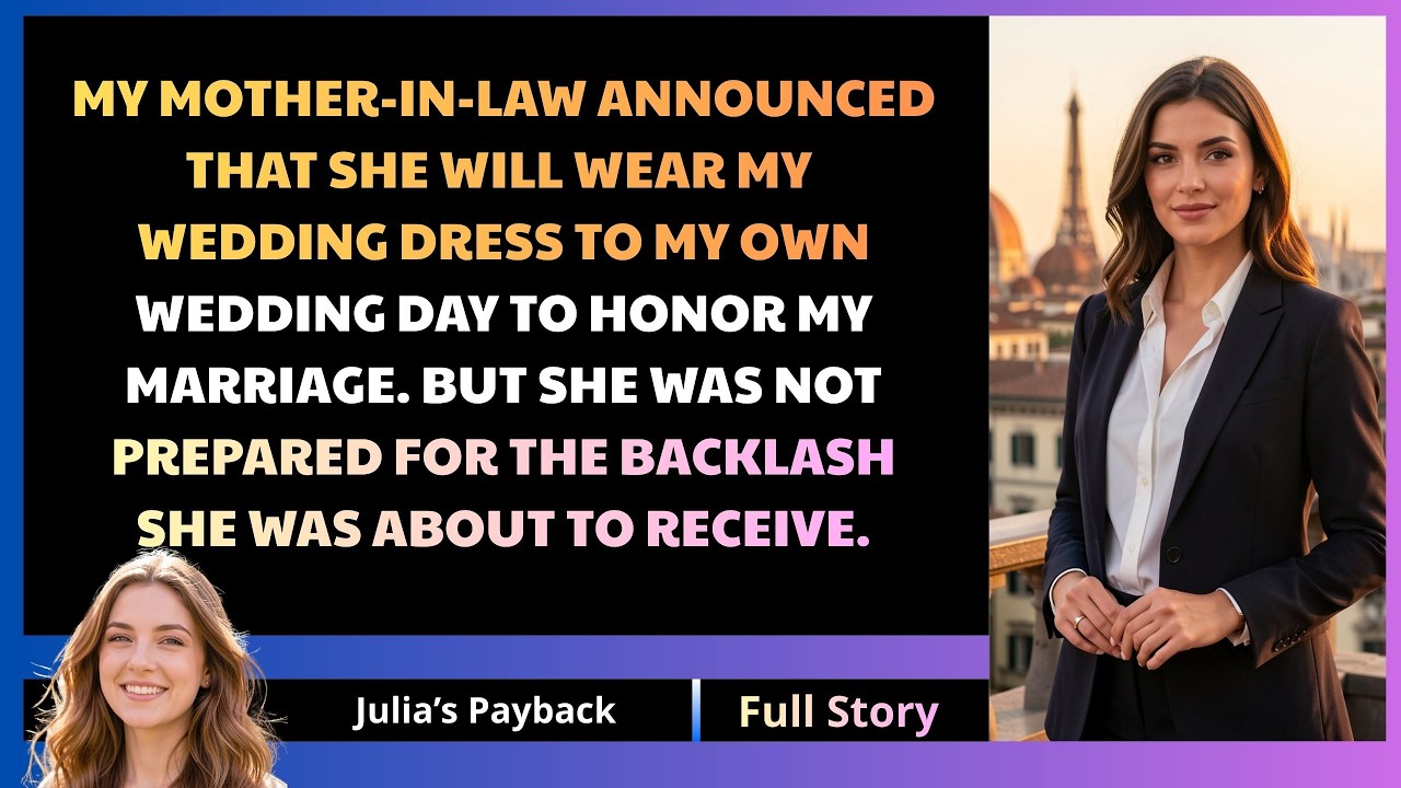 My mother-in-law ANNOUNCED that she will wear MY wedding dress to my OWN wedding day [FULL STORY]