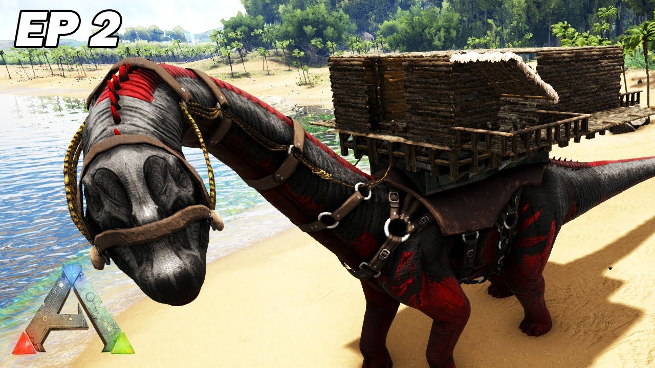 On capture des carnivores pour protéger le Brontosaure ! Ark Survival Evolved Ep2