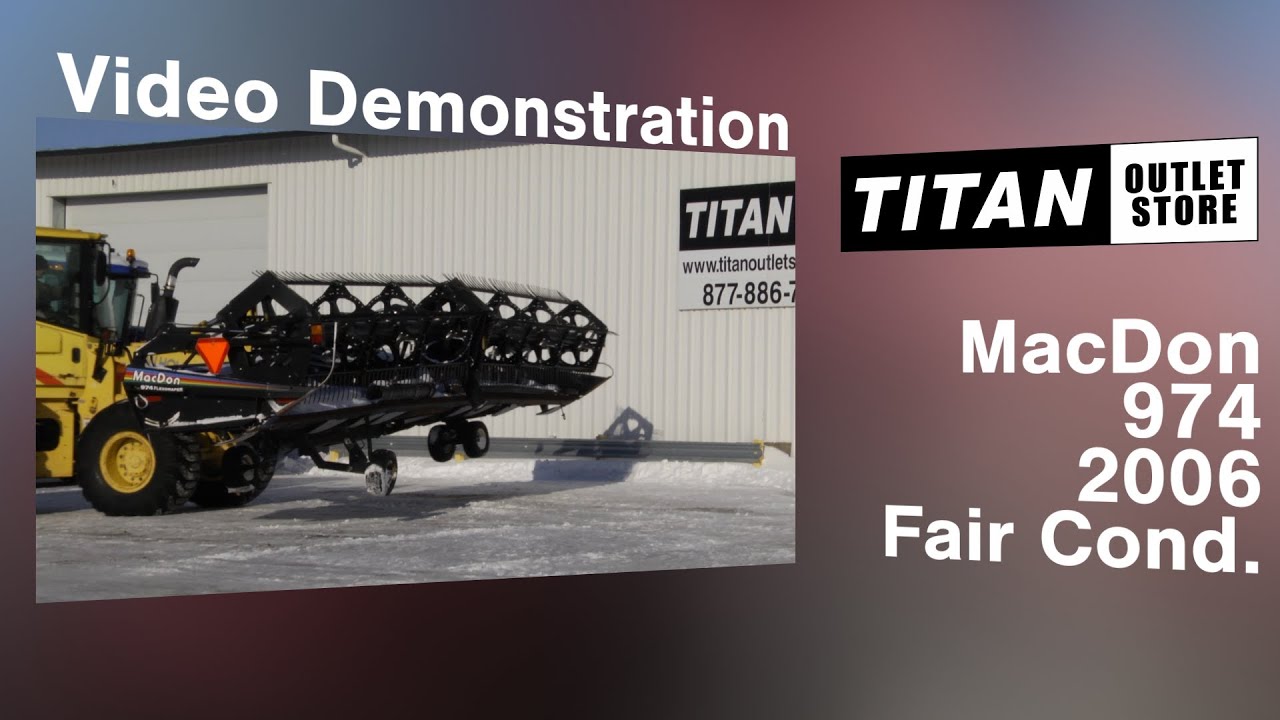MacDon 974 - 30 ft, Air Bar (2188,2388,2588) Header-Draper For Sale