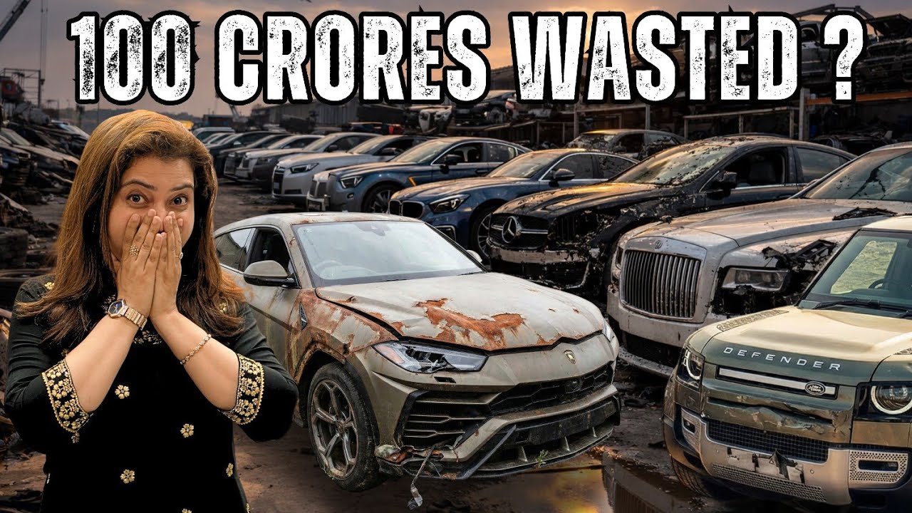 I Found Abandoned Luxury Cars in Dubai  – New Range Rover & Rolls-Royce in Scrap  😍