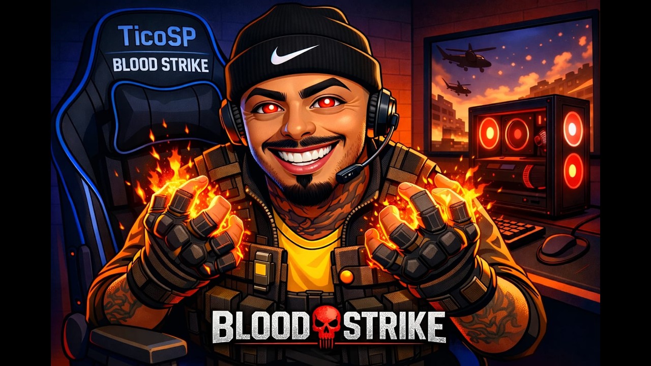 💣 LIVE INSANA DE blood strike💀 VEM PRO TIRO, PORRADA E BOMBA! 🔫🔥 - LIVE ON🔴