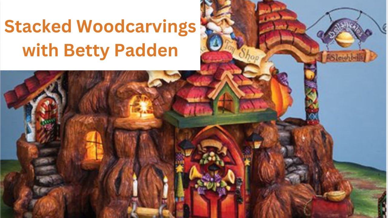 New FUN Stacked Wood Technique for CREATING WOODCARVINGS