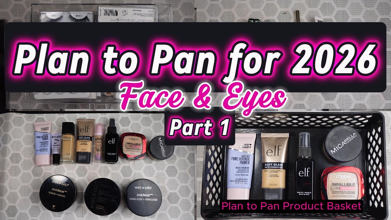 Plan to Pan for 2026 || Makeup Collection & Inventory